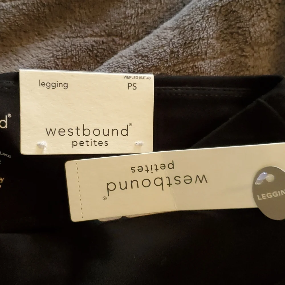 Westbound Petites Black Leggings Small NWT - Picture 11 of 12